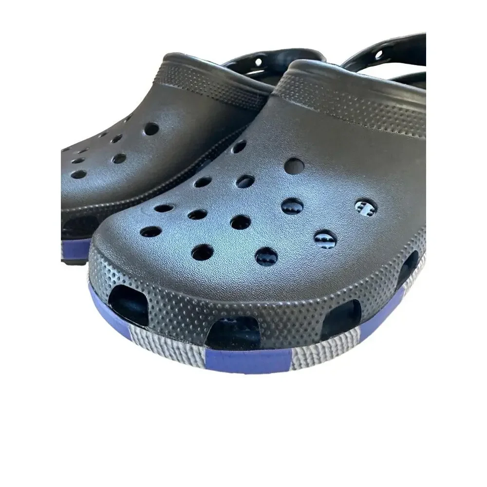 Crocs x Harry Potter RavenClaw M10 W12 Black Blue Clog-Style Adjustable Strap